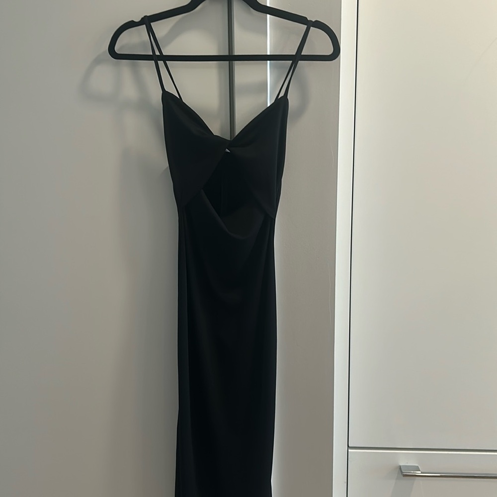 Zara dress black — cut out